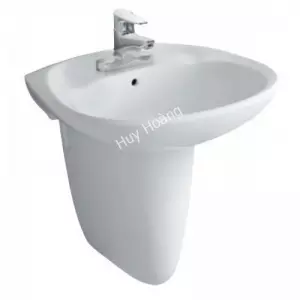 Lavabo Treo Tường Inax L-284V/L-284VC Kèm Chân Ngắn