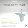 chau-rua-lavabo-caesar-kem-chan-treo-l2365/p2443 - ảnh nhỏ 10