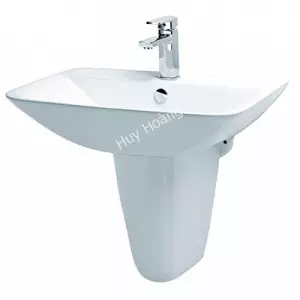Chậu Rửa Lavabo Caesar Kèm Chân Treo L2365/P2443