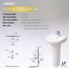 chau-rua-lavabo-treo-tuong-caesar-l2140 - ảnh nhỏ 11