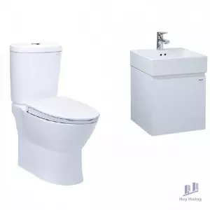 Combo Caesar Bộ Tủ Và Bồn Cầu LF5261 + EH05261AV + CD1320