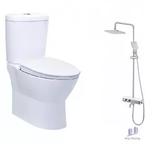 Combo Sen Vòi Nhiệt Độ Bồn Cầu Caesar S788C + CD1320