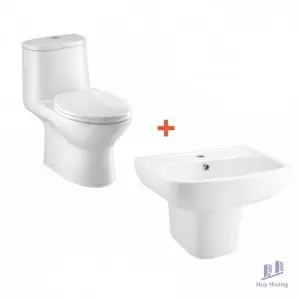Combo Cotto 2 Trọn Bộ Bồn Cầu Và Lavabo C1053 + C0141/C4241