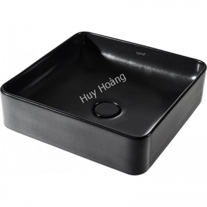 Chậu Lavabo COTTO C00341 MBK Đặt Bàn Sensation Square Đen Mờ