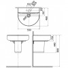 lavabo-american-standard-0553-wt/0740-wt-treo-tuong-concept - ảnh nhỏ 2