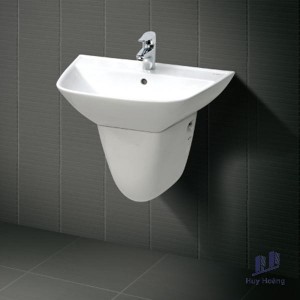 Chậu Rửa Lavabo Inax L-297V (L297V) Treo Tường 620x420 mm