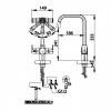 voi-bep-nong-lanh-cotto-ct2126a-gan-chau - ảnh nhỏ 2