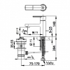 voi-lavabo-cotto-ct2094a-alto-nong-lanh - ảnh nhỏ 2