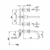 voi-lavabo-cotto-ct237c16-cross-nong-lanh-gan-tuong - ảnh nhỏ 2