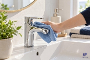 Vệ sinh vòi lavabo: quy trình nhẹ nhàng để giữ bề mặt sạch đẹp