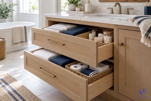 Sắp xếp tủ lavabo: chừa chỗ đường ống và bảo dưỡng ngay từ đầu