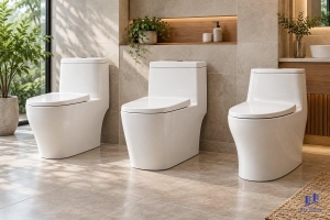 Cùng tầm giá 5–6 triệu: bồn cầu INAX, TOTO hay Caesar đáng mua hơn?
