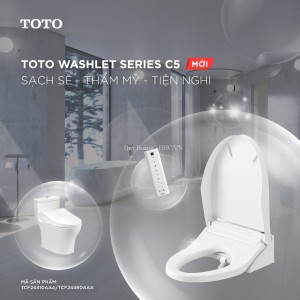 CHÀO ĐÓN WASHLET SERIES C5 MỚI