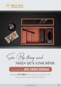 Khuyến mãi Malloca: “Sắm Bếp Thông Minh – Nhận Quà Linh Đình”