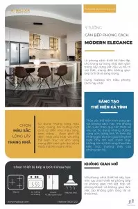 BỐ TRÍ CĂN BẾP HIỆN ĐẠI - TRANG NHÃ