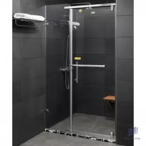 Phòng Tắm Kính Fendi FDP -2X2 Phẳng Chrome 1.3 Mét