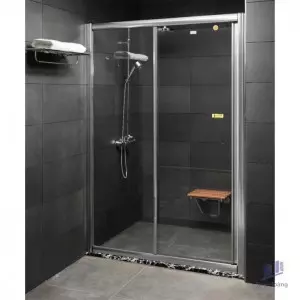 Phòng Tắm Kính Fendi FKP-1X2 Phẳng Chorme 1.2 Mét