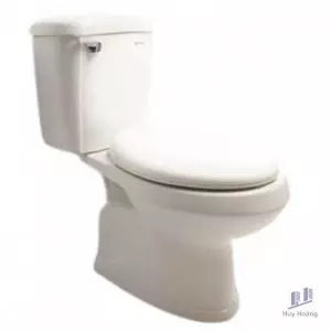 Bồn Cầu Thiên Thanh Ruby I CD07 Toilet 2 Khối Xả Gạt
